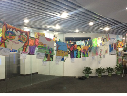 大众投票现场作品展示（柯尼卡美能达商务综合解决方案体验中心）